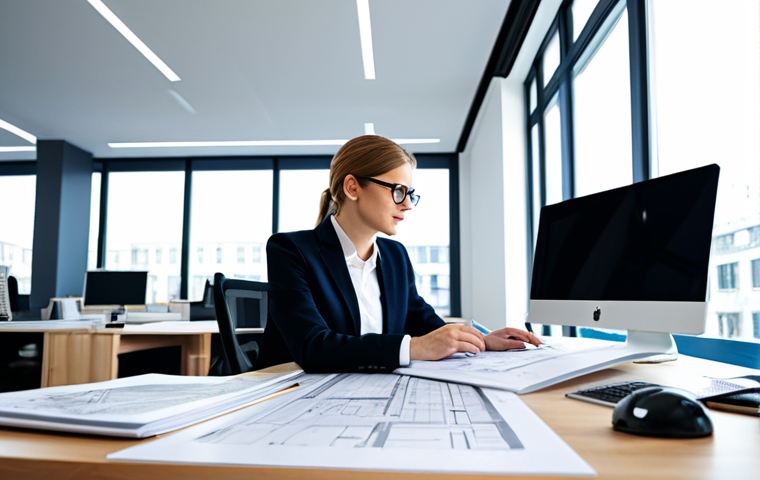 나노입자 약물 전달 - Civil Engineer at Construction Site**

"A civil engineer, wearing a hard hat and safety vest, review...