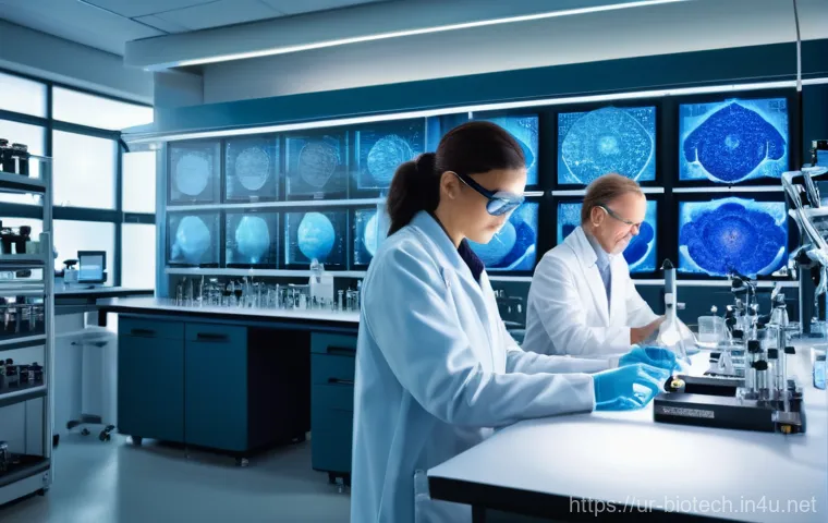 FDA의 바이오 제품 승인 - Image Prompt 1: The Genesis of Discovery**