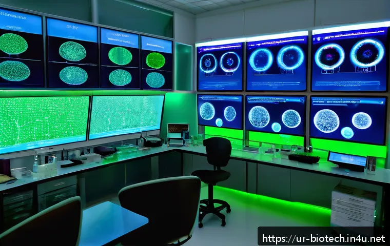 나노 의학 - A highly detailed laboratory scene showcasing advanced nanotechnology diagnostic equipment used for ...